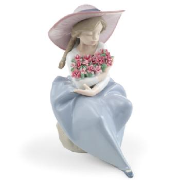LLADRO リヤドロ きれいな花ばかり カーネーション 少女 置物 きれいな花ばかり(カーネーション) PRETTY PICKINGS (CARNATIONS