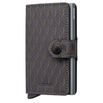 MINIWALLET OPTICAL Grey-yellow