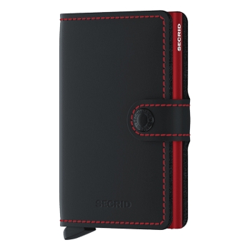 MINIWALLET MATTE Black & Red