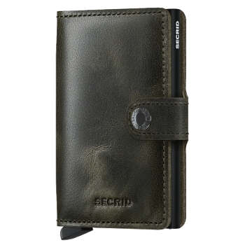 MINIWALLET VINTAGE Olive-Black