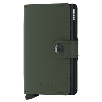 MINIWALLET MATTE Green-Black