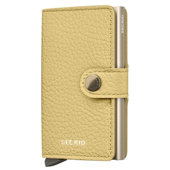 MINIWALLET PEBBLE Butter Yellow