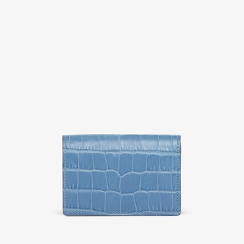 Folded Card Case With Snap Closure in Mara NILE BLUE(�J�[�h�P�[�X)