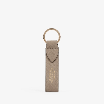 Panama Keyring with Leather Strap SANDSTONE(�L�[�����O)